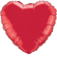 Jumbo Red Mylar Heart 36"