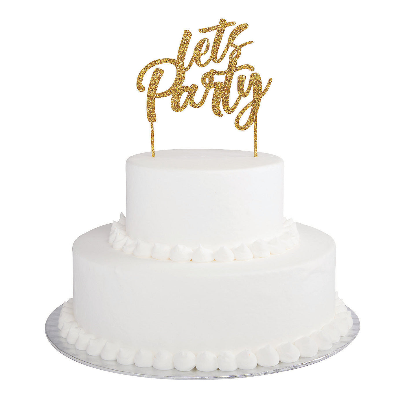Let's Party Cake Topper