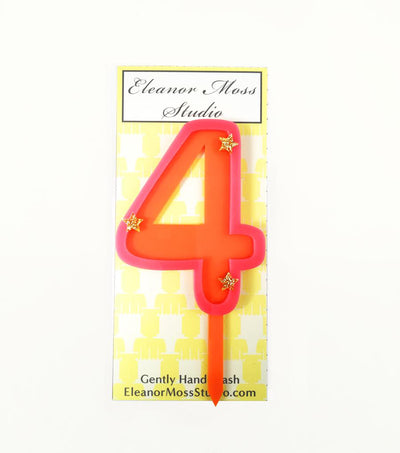 Bordered Number Candles