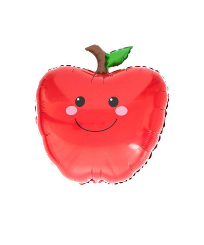Mylar Smiley Apple Balloon