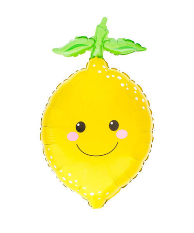 Mylar Smiley Lemon Balloon