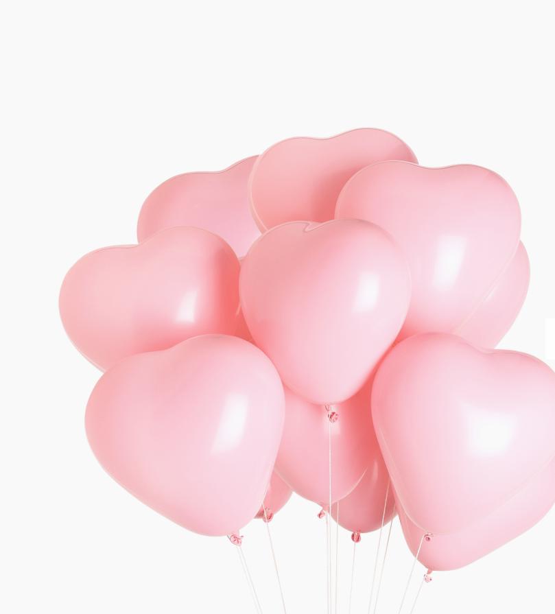 Pink Heart Balloon Pack