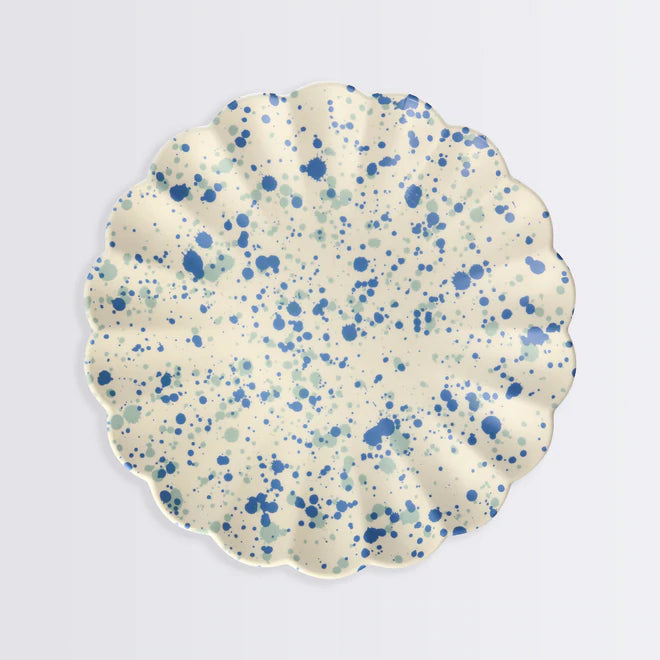 Speckled Reusable Bamboo Plates
