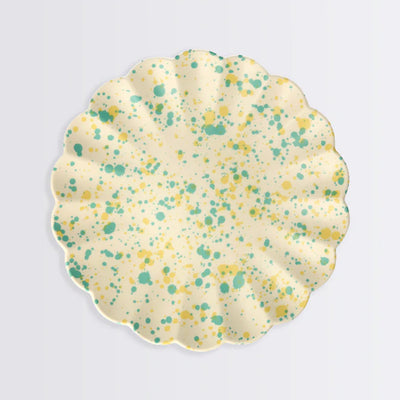 Speckled Reusable Bamboo Plates