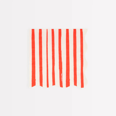 Candy Stripe Party Cocktail Napkins
