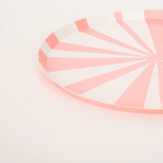 Candy Stripe Party Side Plates