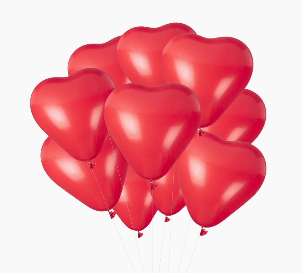 Red Heart Balloon Pack