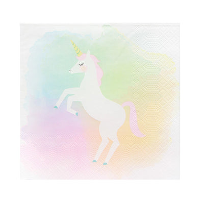 Pastel Unicorn Napkin Recyclable
